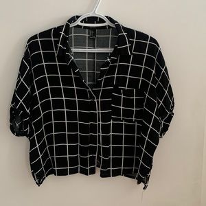 ⭐️HOST PICK⭐️ [L] F21 checkered button down shirt